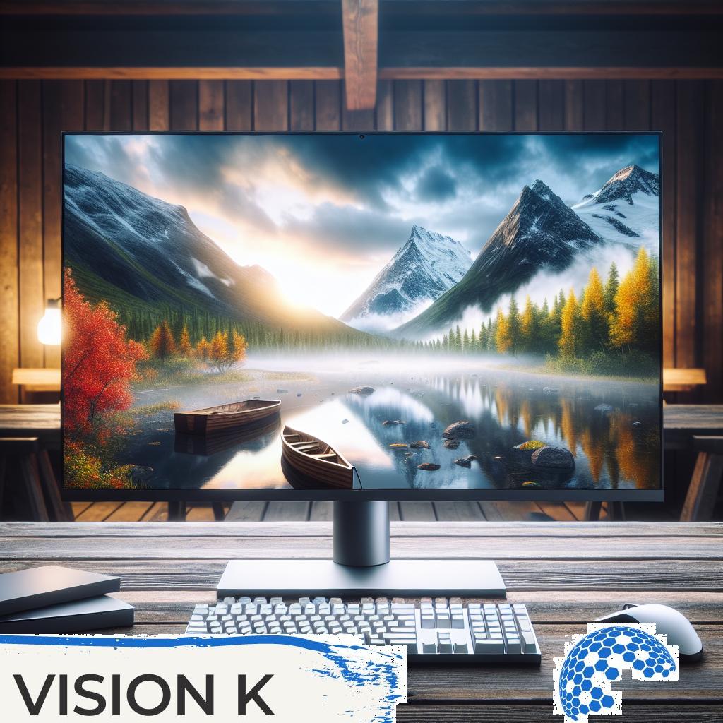 „Gaming-Monitor mit 4K-Auflösung, der lebendige Farben und beeindruckende Details für ein immersives Spielerlebnis präsentiert.“