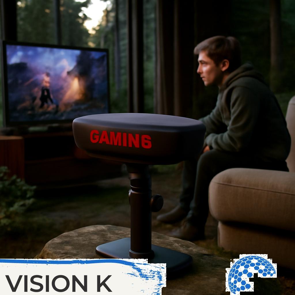 ALT Text: Nahaufnahme von zwei ergonomischen Gaming-Armlehnen in Schwarz, ideal für komfortables Entertainment beim Spielen.