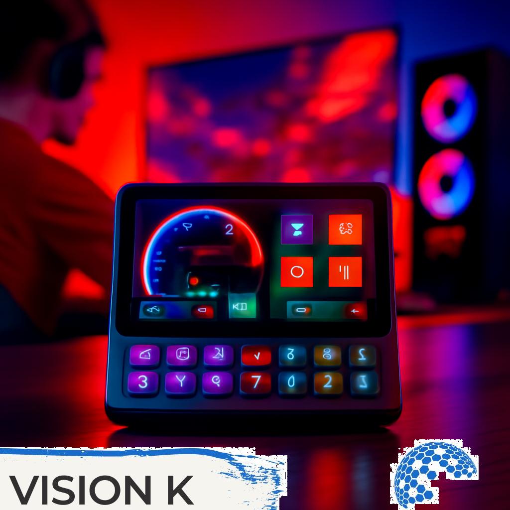 Multifunktionales Gaming-Dashboard mit übersichtlicher Benutzeroberfläche und Entertainment-Funktionen auf einem modernen Bildschirm.